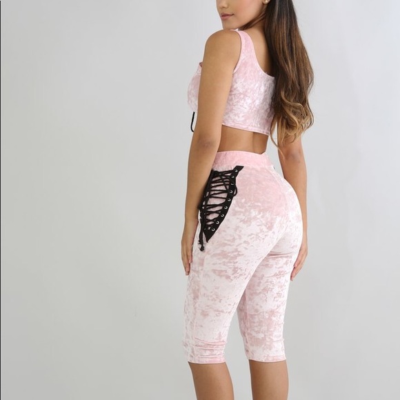 Velvet capri set - Picture 3 of 7